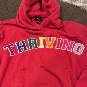 Forever 21 Bold Red Hoodie